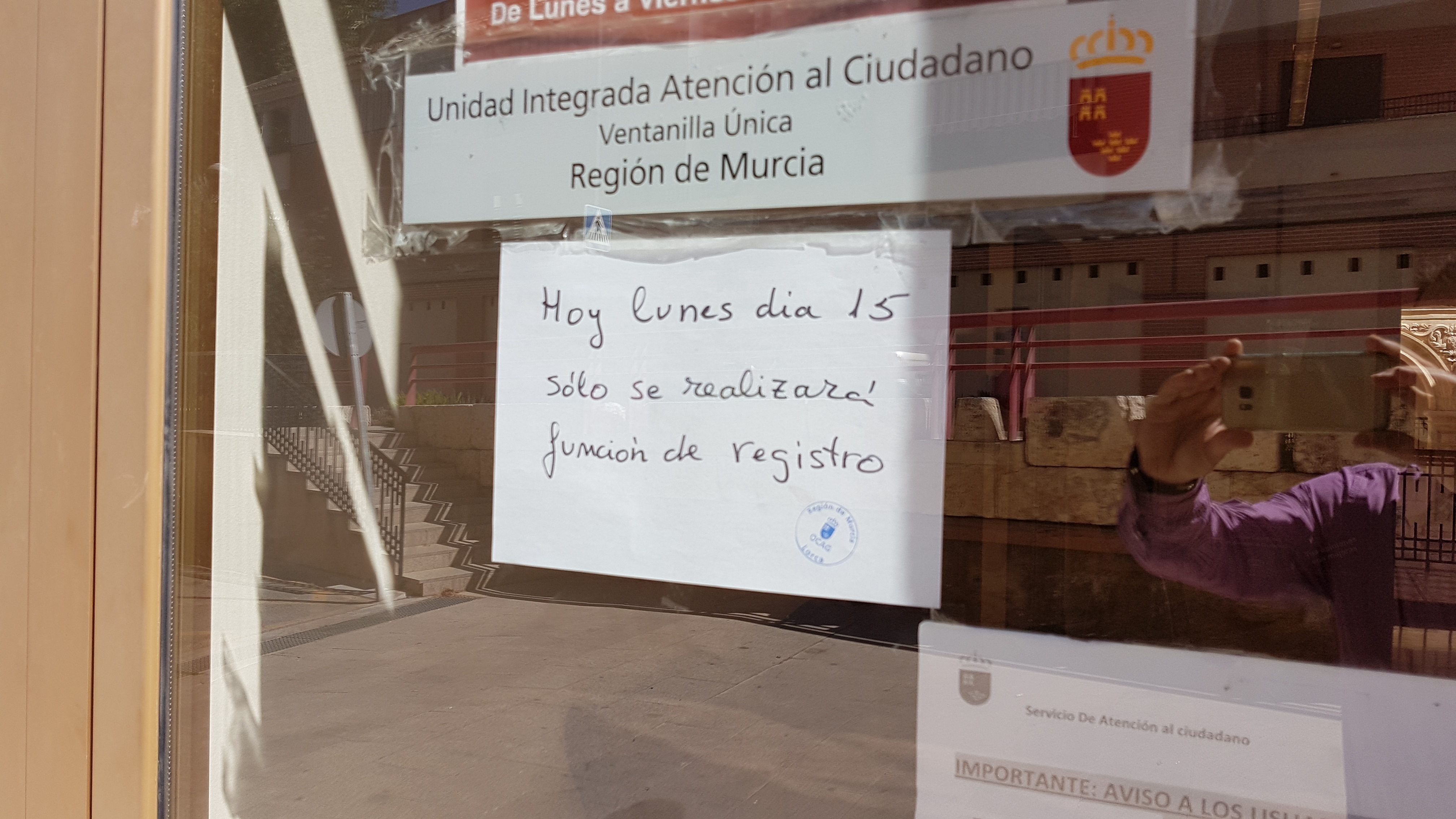 El PSOE pide que se agilice la solución de los problemas informáticos que desde hace días impiden el acceso a los trámites por ventanilla única en Lorca