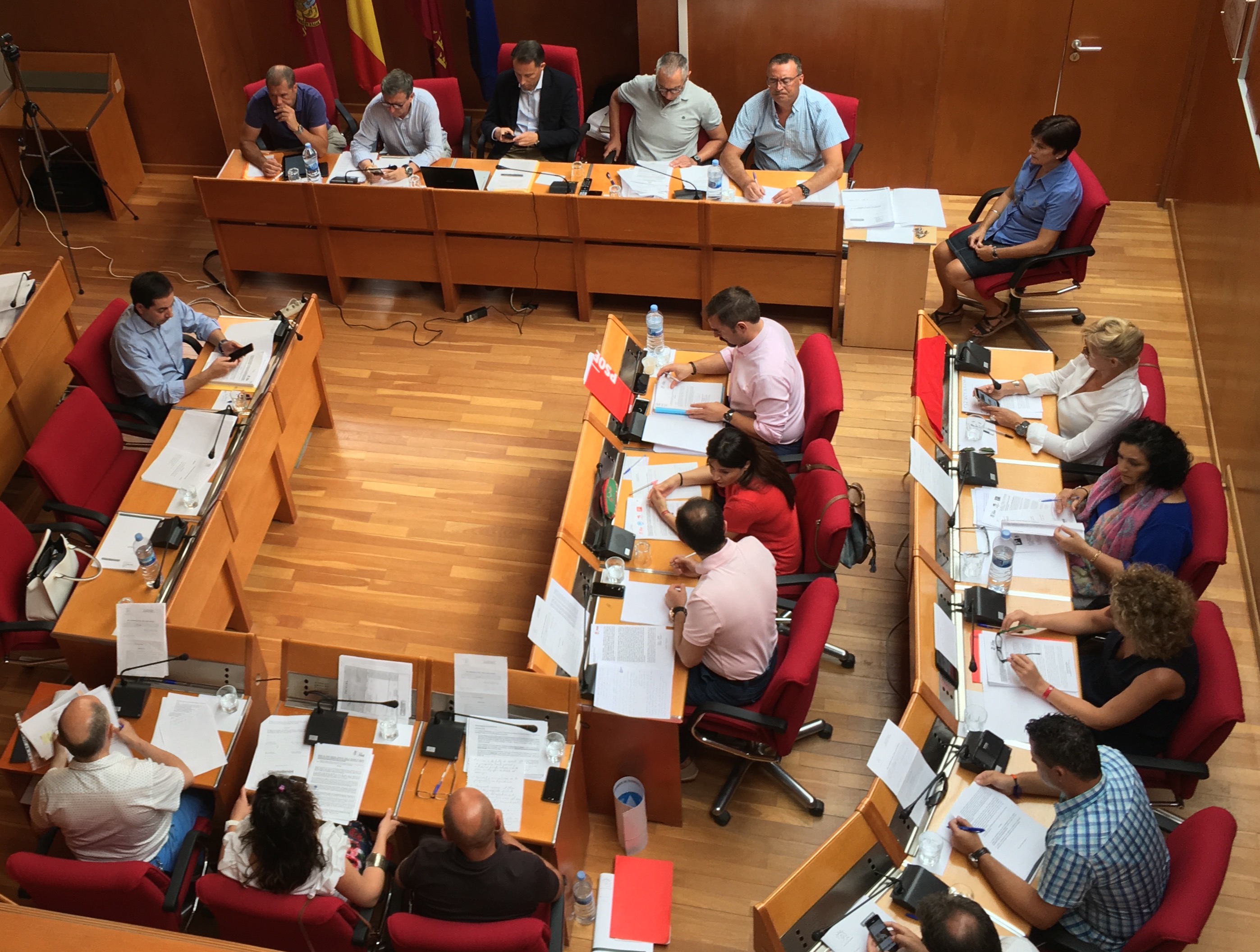 El Pleno de Lorca aprueba por unanimidad las tres mociones presentadas por el PSOE
