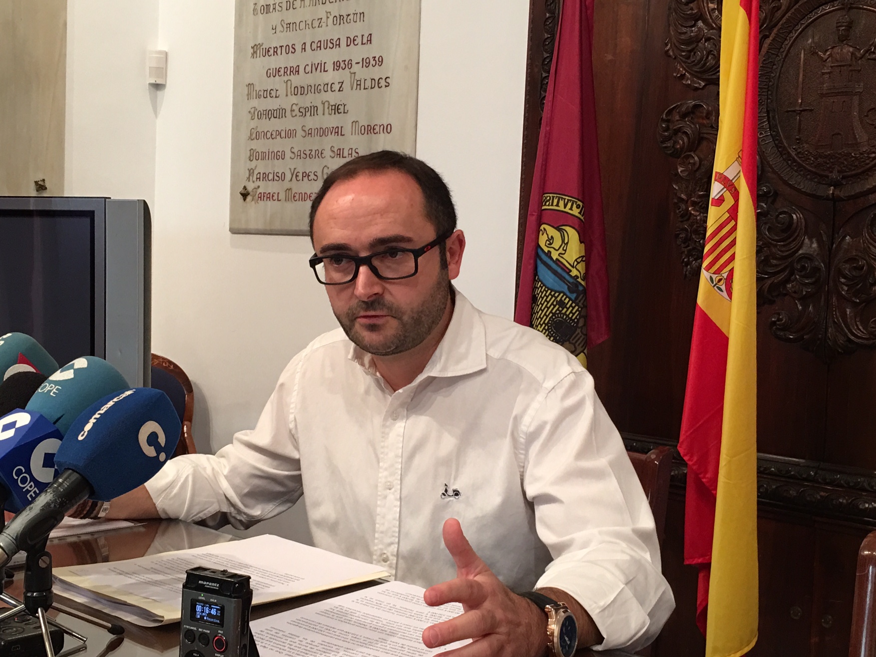 Abellán (PSOE): “La Cuenta General de 2016 refleja la nefasta gestión económica del PP en Lorca”