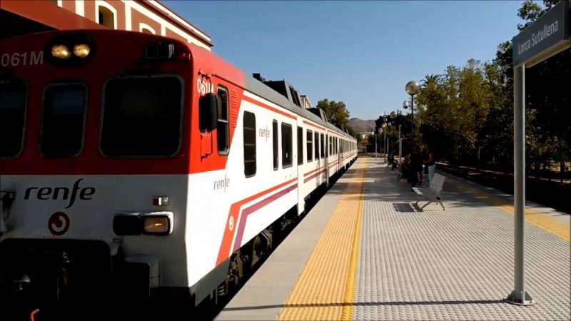El PSOE denuncia las continuas averías del Cercanías que convierten el viaje Murcia-Lorca en un trayecto “insoportable”