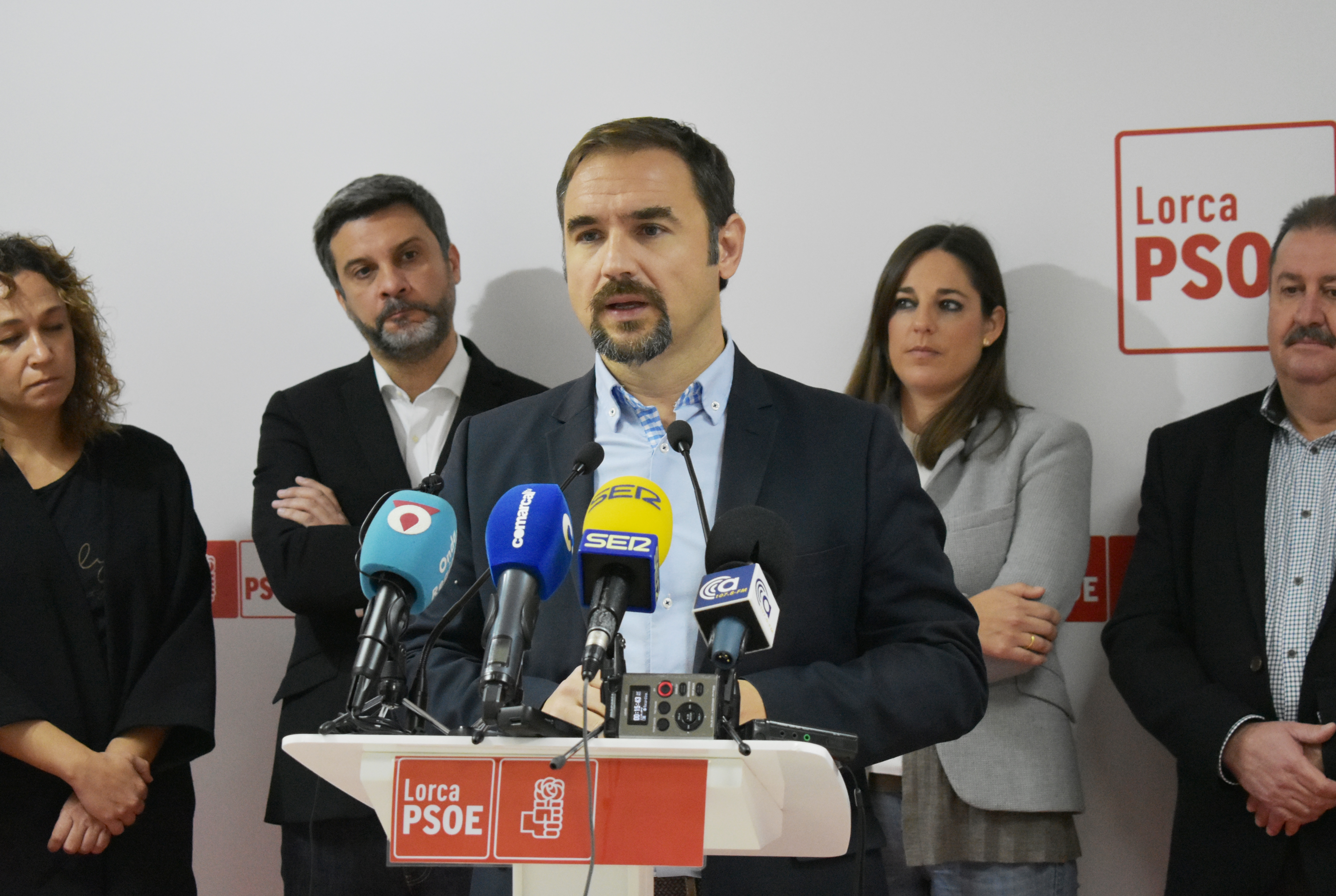 Diego José Mateos: “A Lorca le corresponde estar conectada con el aeropuerto internacional de la Región de Murcia aunque el Partido Popular se empeñe en lo contrario”