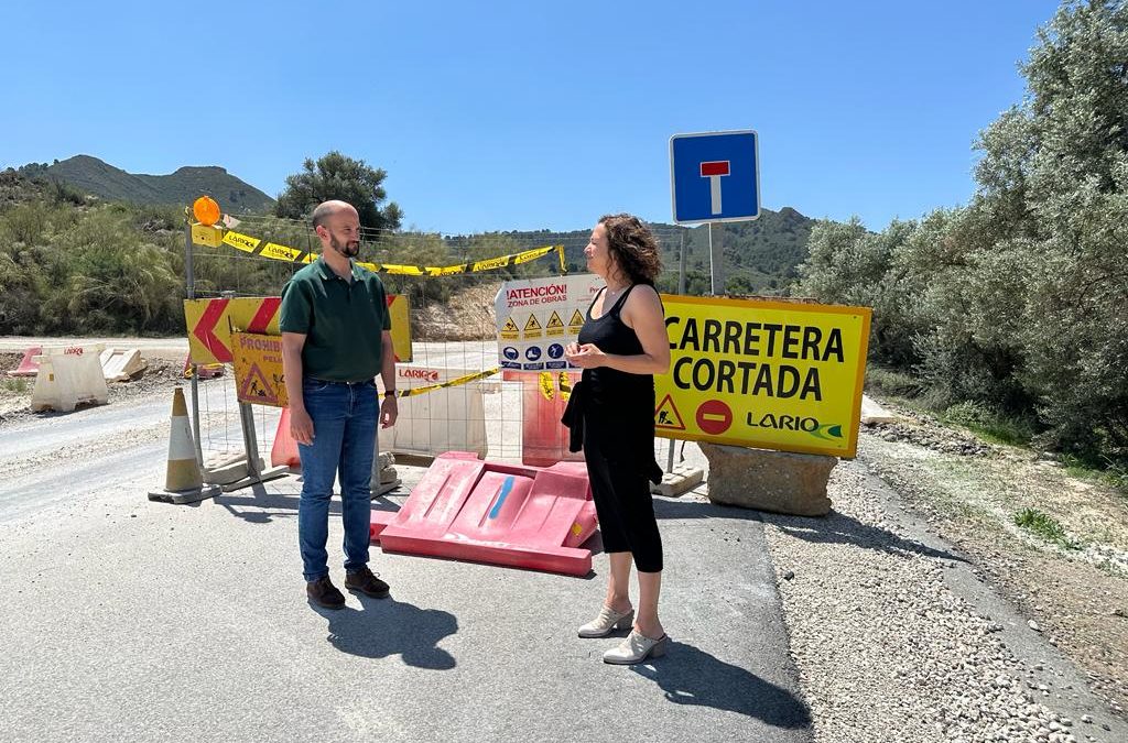 “La nefasta gestión del Gobierno regional con la complicidad de Fulgencio Gil hace que la carretera que conecta Lorca con Aguaderas, Campo López y Morata acumule más de cuatro meses con retraso”