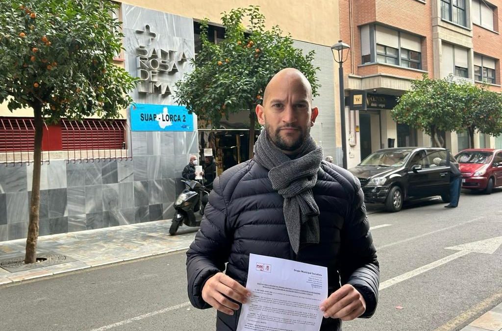La saturación del Rafael Méndez confirma la exigencia del PSOE de la construcción de un segundo hospital a pesar de la vergonzante negativa de Gil Jódar y de López Miras