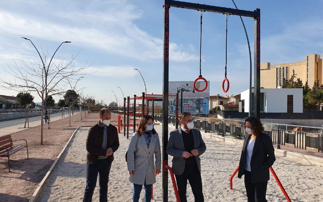 El PSOE de Lorca pide la ampliación del parque de calistenia ubicado en la Avenida alcalde José Antonio Gallego, debido a la alta demanda que tiene esta instalación