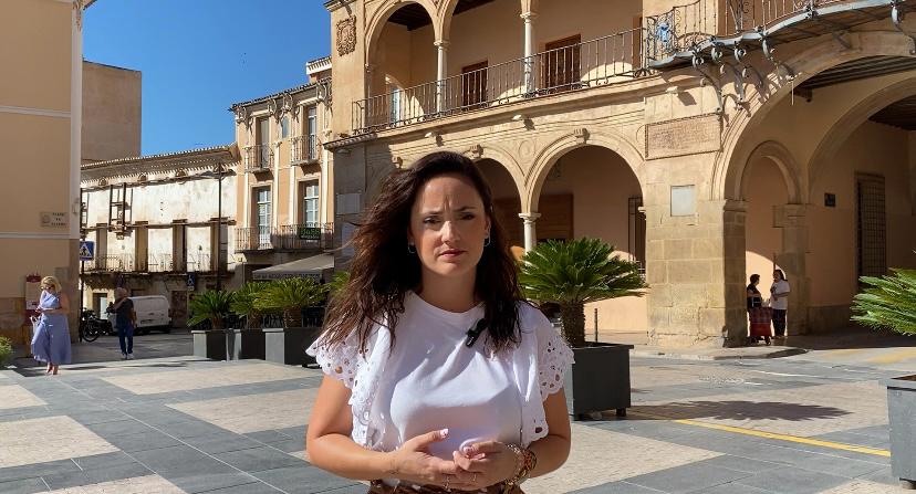 Irene Jódar: «Fulgencio Gil está obligando a los estudiantes de Lorca a recurrir a empresas privadas o a Ayuntamientos de otros municipios para poder realizar sus prácticas universitarias»