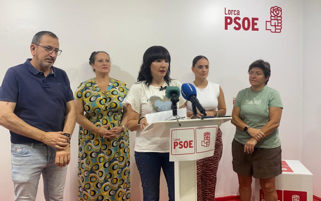 PP y VOX dejan sin más de 30 millones de euros de inversión en Lorca al votar en contra de las enmiendas propuestas por el PSOE regional