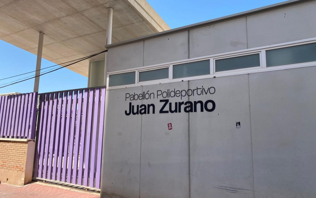 El PSOE de Lorca propone la apertura en horario de tarde del Pabellón Polideportivo Juan Zurano para ampliar el espacio de entrenamiento de los clubes lorquinos