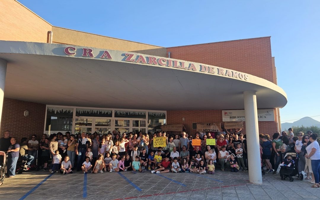 El PSOE de Lorca exige a López Miras  y Fulgencio Gil recursos urgentes para los alumnos con necesidades especiales del CRA  de Zarcilla de Ramos