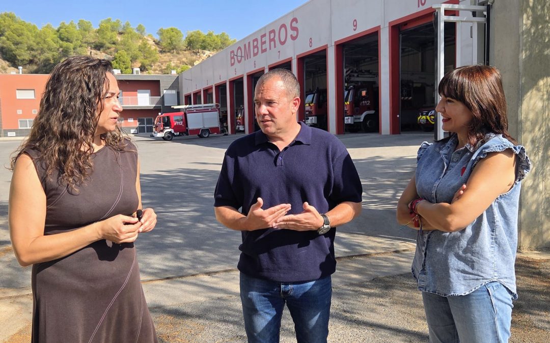 Casalduero exige al Gobierno regional que refuerce de inmediato el parque de bomberos de Lorca