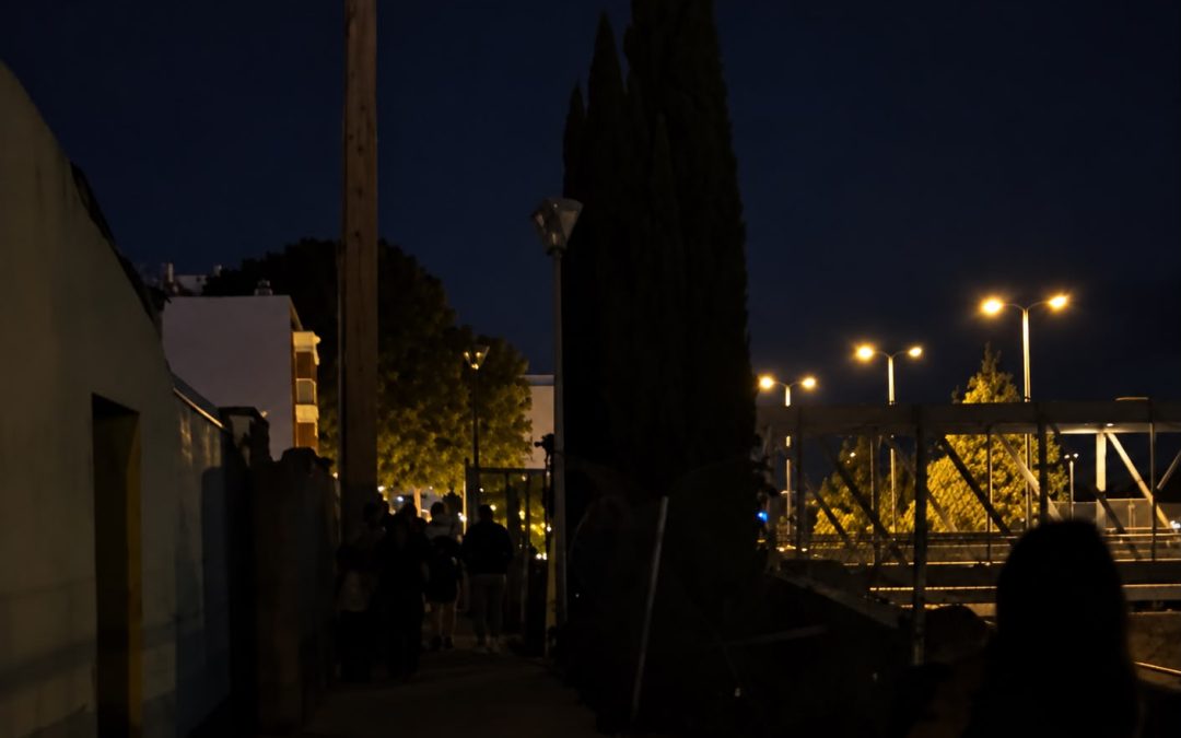 El PSOE solicita la instalación inmediata de alumbrado público en el acceso peatonal del Puente de Hierro y Santa Clara hacia el Recinto ferial